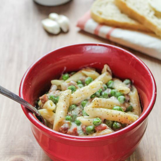 Prosciutto & Pea Alfredo