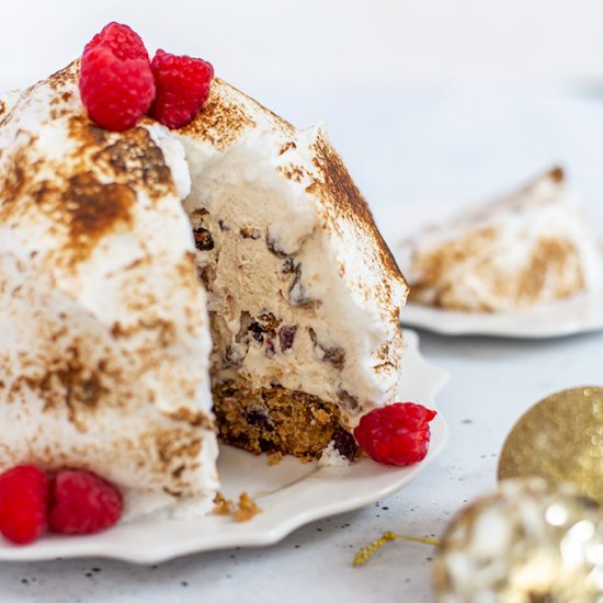 Christmas Pudding Bombe Alaska