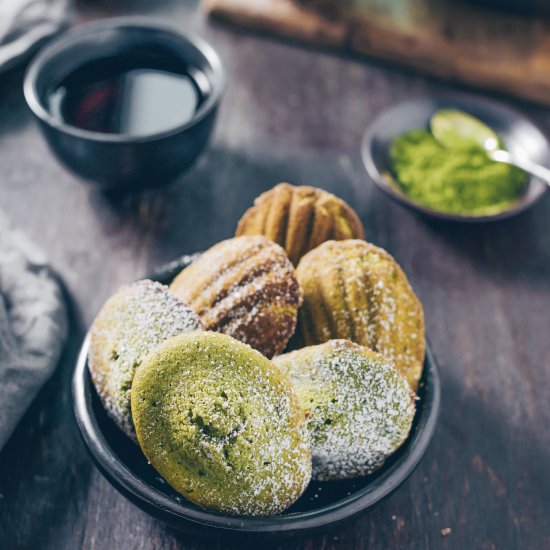 Matcha Green Tea Madeleines