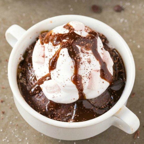 Hot Chocolate Mug Cake