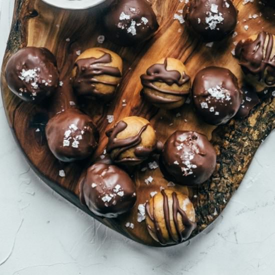 Peanut Butter Miso Truffles