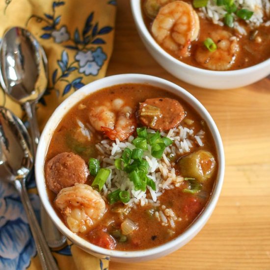 Instant Pot Gumbo with Shrimp