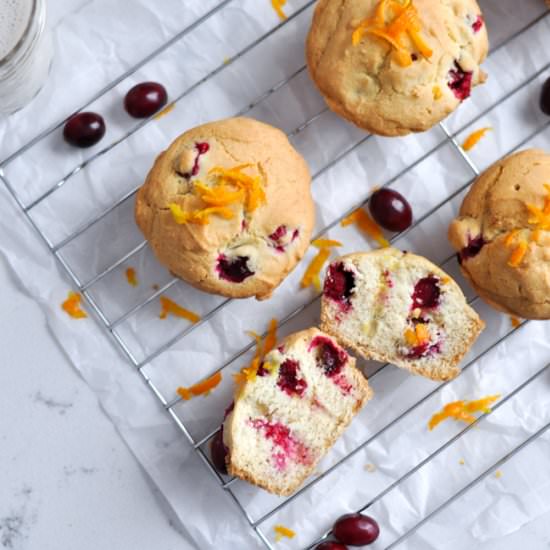 Cranberry Orange Gluten-free Muffin