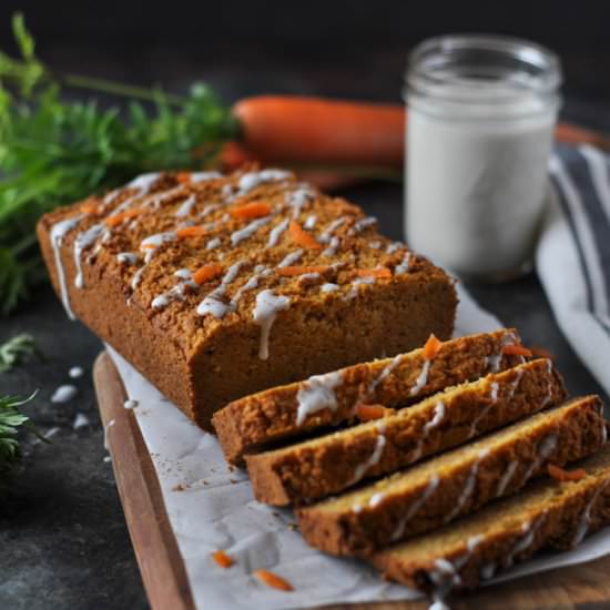 Paleo Carrot Bread with Apples