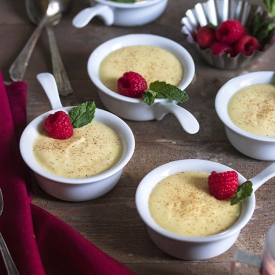 Eggnog Pots de Crème