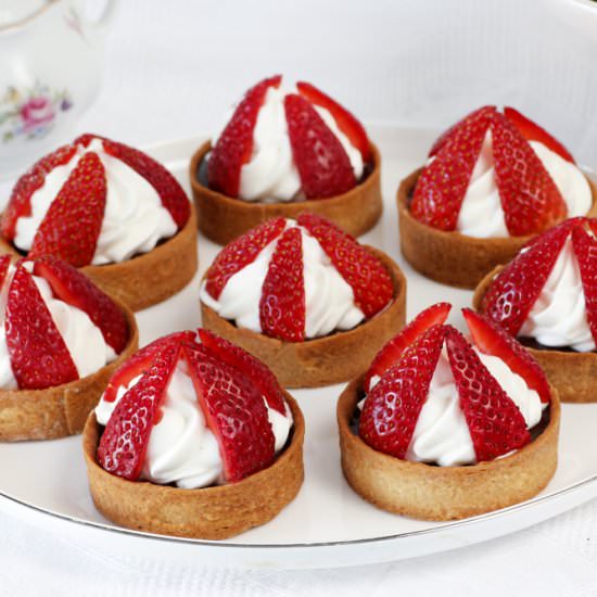 Strawberry and Cream Tart