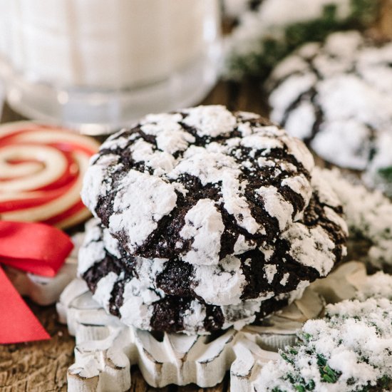 Chocolate Crinkle Cookies