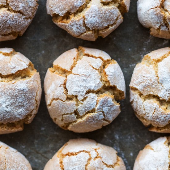 Vegan amaretti cookies (GF)