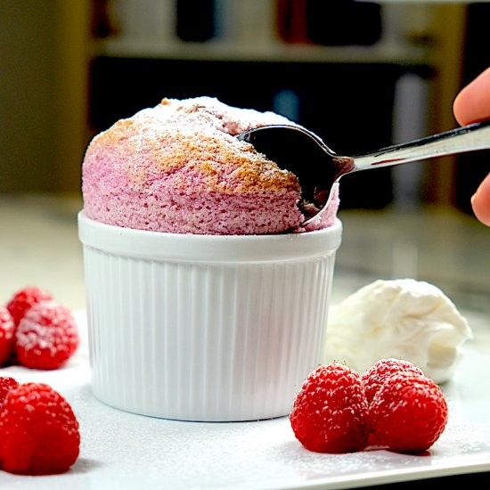 Raspberry Soufflé