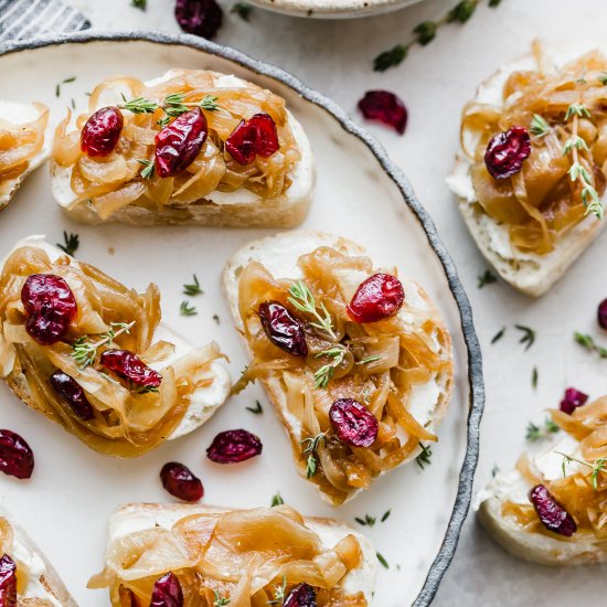 Goat Cheese Crostini