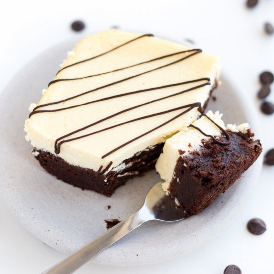 Cheesecake Topped Brownies