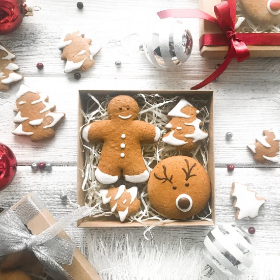 Christmas gingerbread cookies