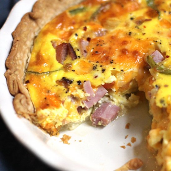 Ham and Cheese Quiche