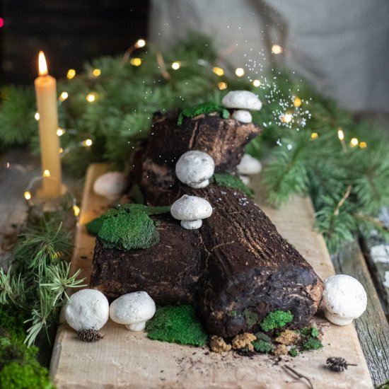 Gingerbread Bûche de Noël