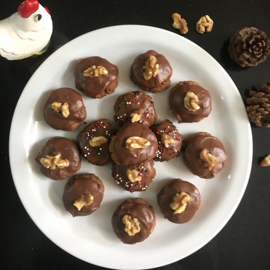 Chocolate Afghan Cookies