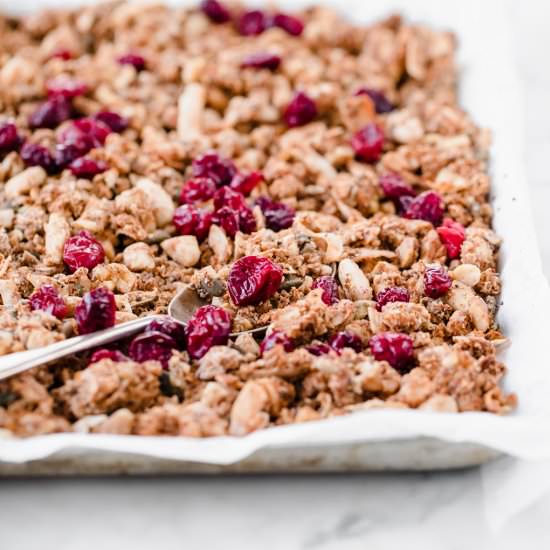 Cranberry Spiced Granola