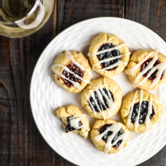 Vegan Thumbprint Cookies