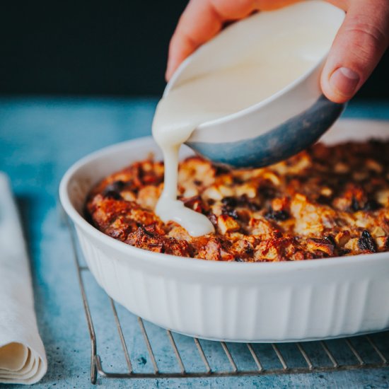 Cinnamon Apple Bread Pudding