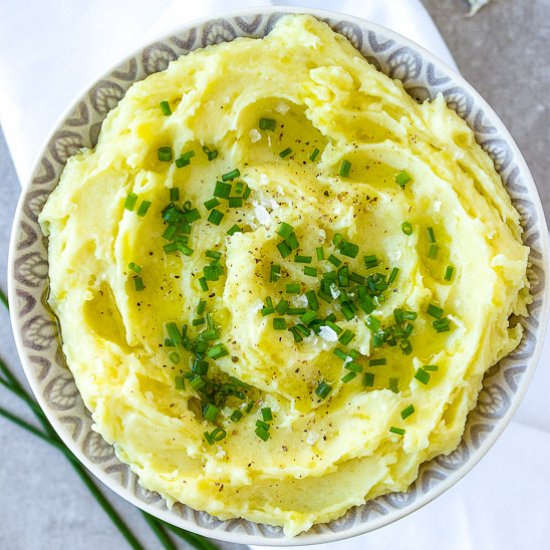 Homemade mashed potatoes