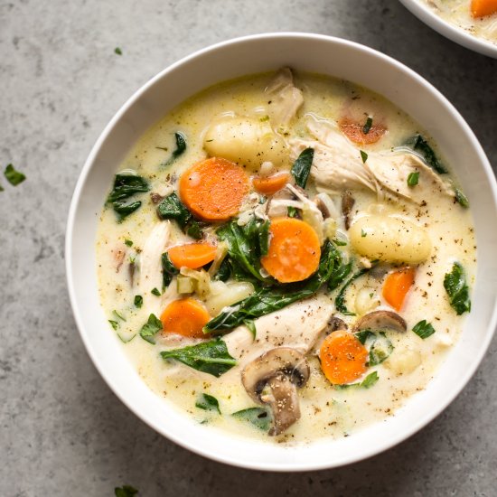 Easy Chicken Gnocchi Soup