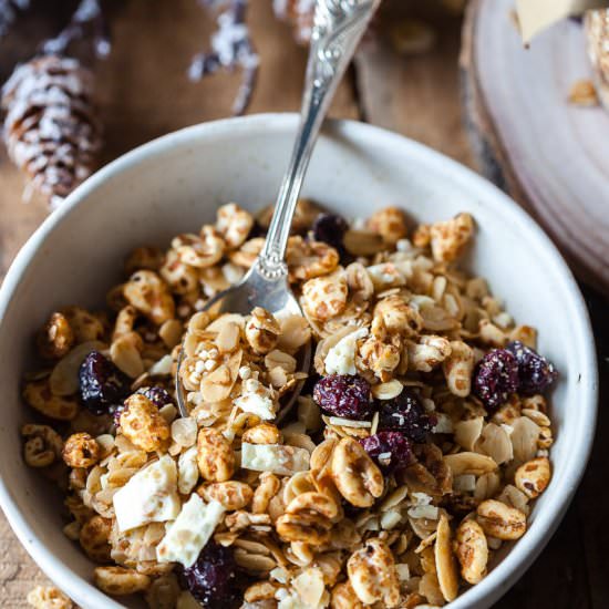 Honey Roasted Cranberry Granola