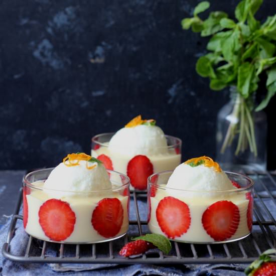 floating island pudding