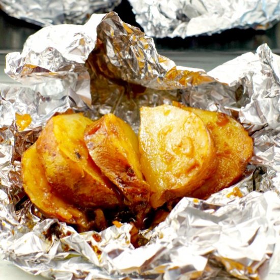 3 Ingredient Onion Baked Potatoes