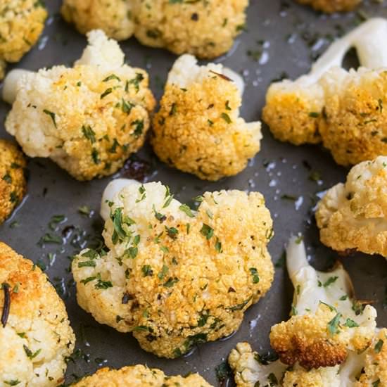 Oven Roasted Cauliflower