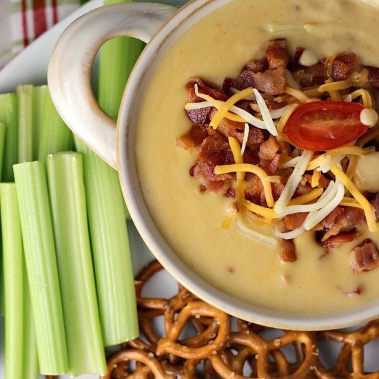 Beer Cheese Dip with Bacon