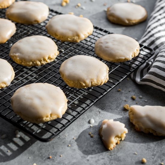 Glazed Paleo ‘Sugar’ Cookies