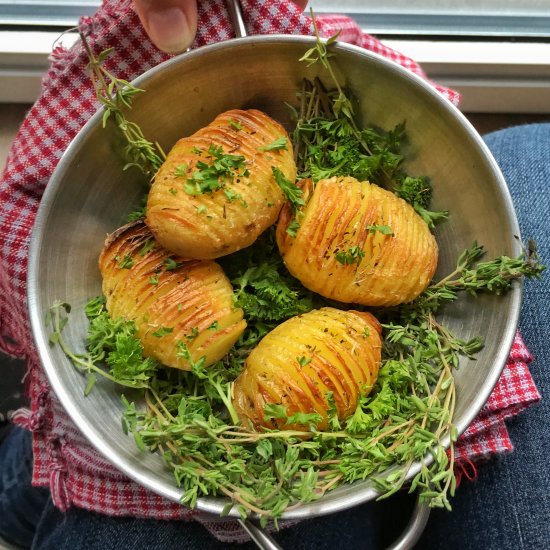 Hasselback Potatoes