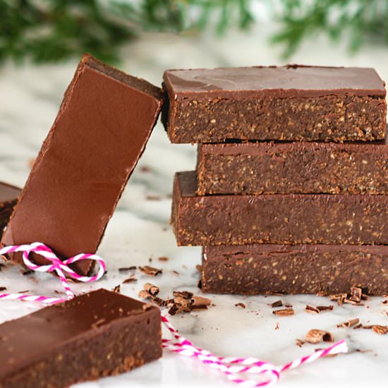 No-Bake Potato Chocolate Rum Bars