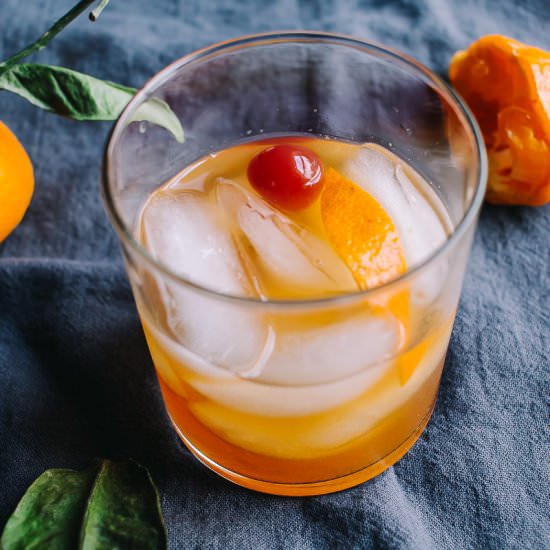 Low Carb Tangerine Old Fashioned