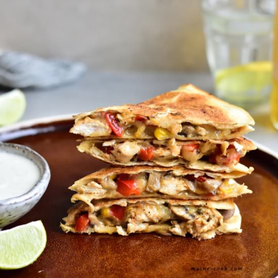 Chicken quesadilla recipe