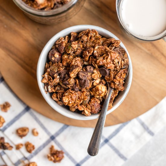 Chocolate Hazelnut Granola