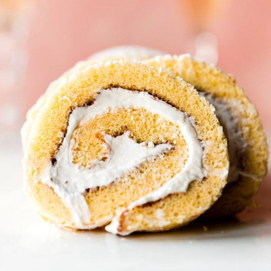 Champagne Cake Roll