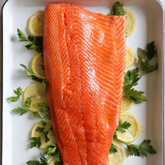 Baked Salmon With Fresh Herbs