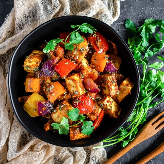 Paneer jalfrezi