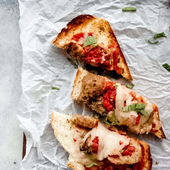 Trader Joe’s Meatball Sandwich Melt