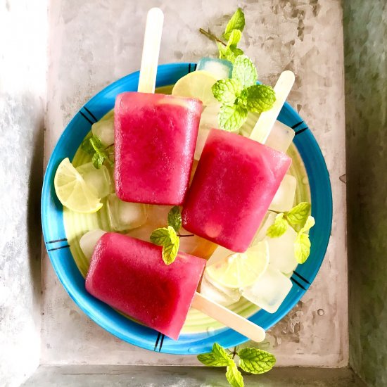 Spiced Indian java plum popsicles