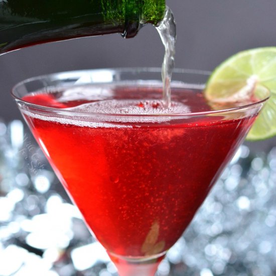 Cosmopolitan Champagne Cocktail