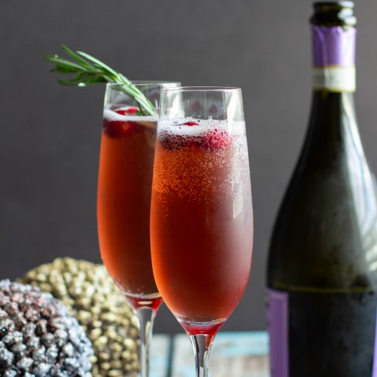 Cran Rosemary French 75