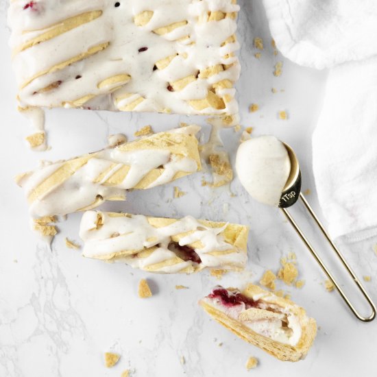 Raspberry Cream Cheese Coffee Cake