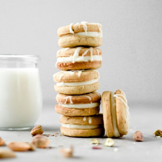 Pistachio White Chocolate Cookies