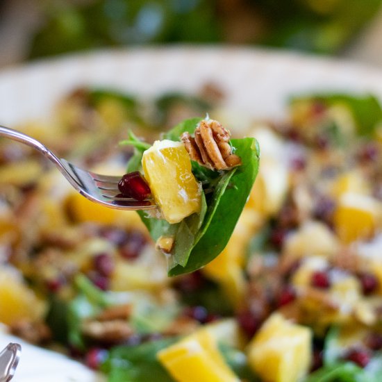 Pomegranate Spinach Salad