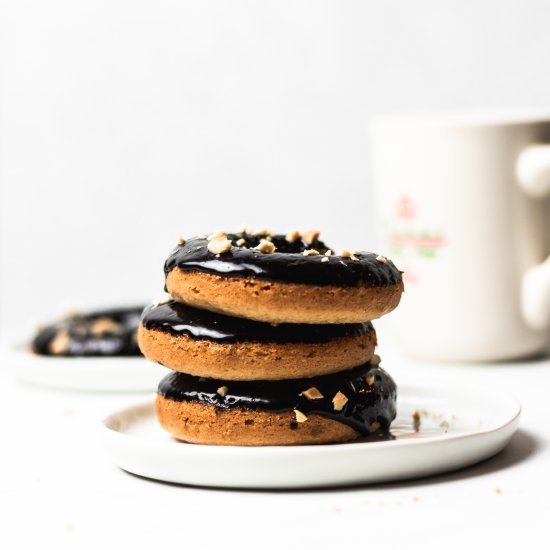 Baked Peanut Butter Donuts