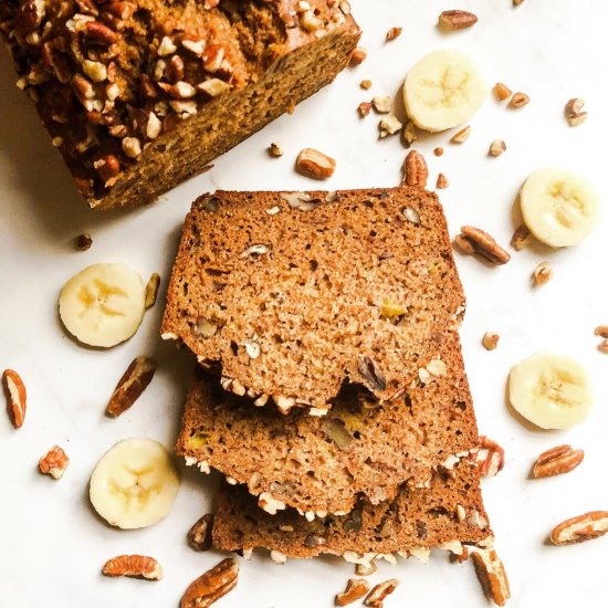 Healthy Banana Nut Bread