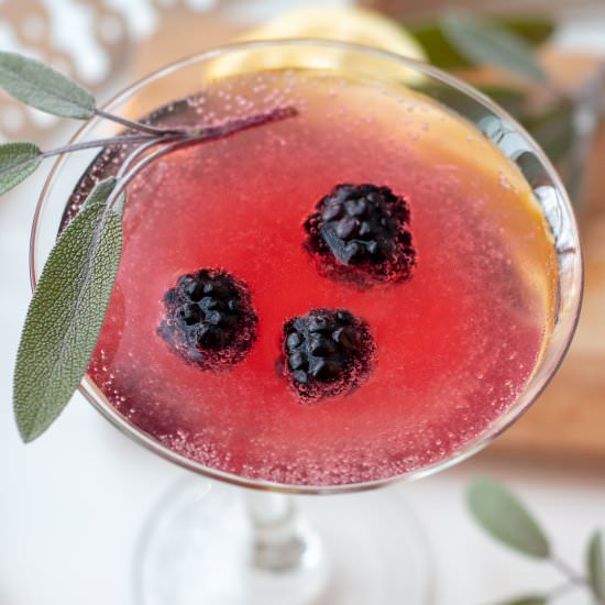 Blackberry Martini