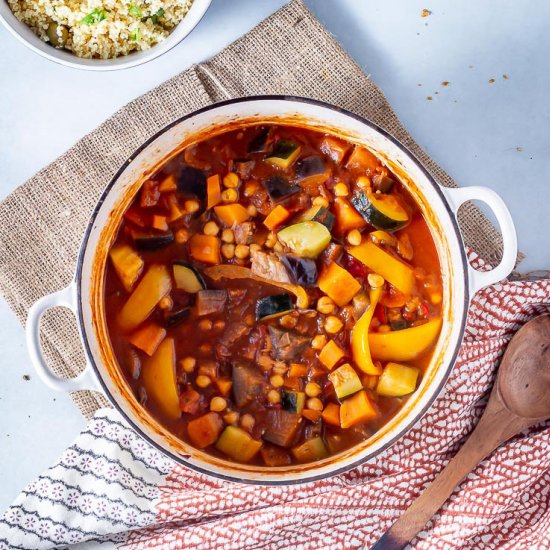 Vegetable Tagine with Chickpeas