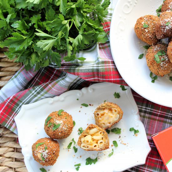 Gluten Free Macaroni & Cheese Balls